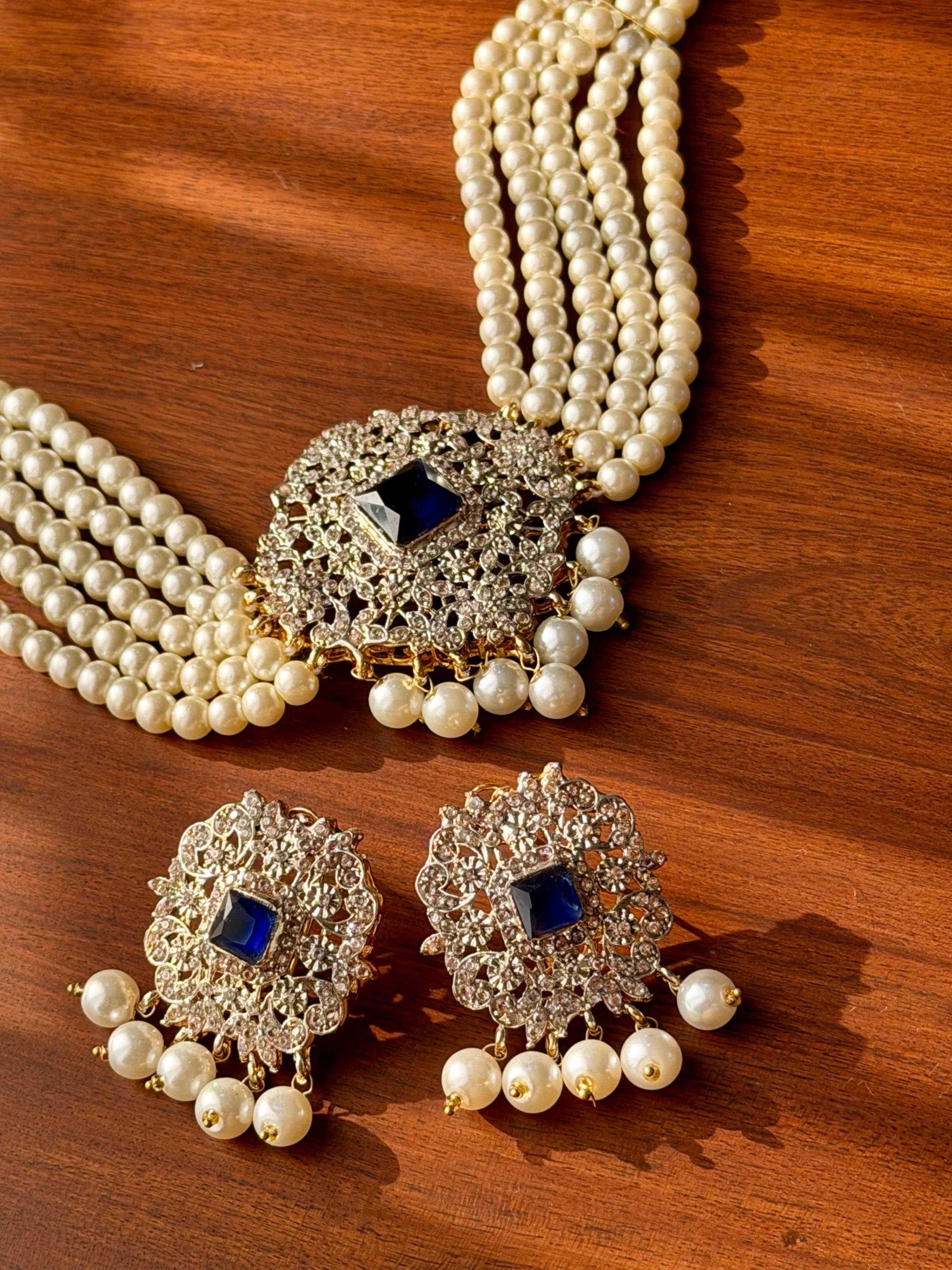 Midnight Blue Choker Set GS40