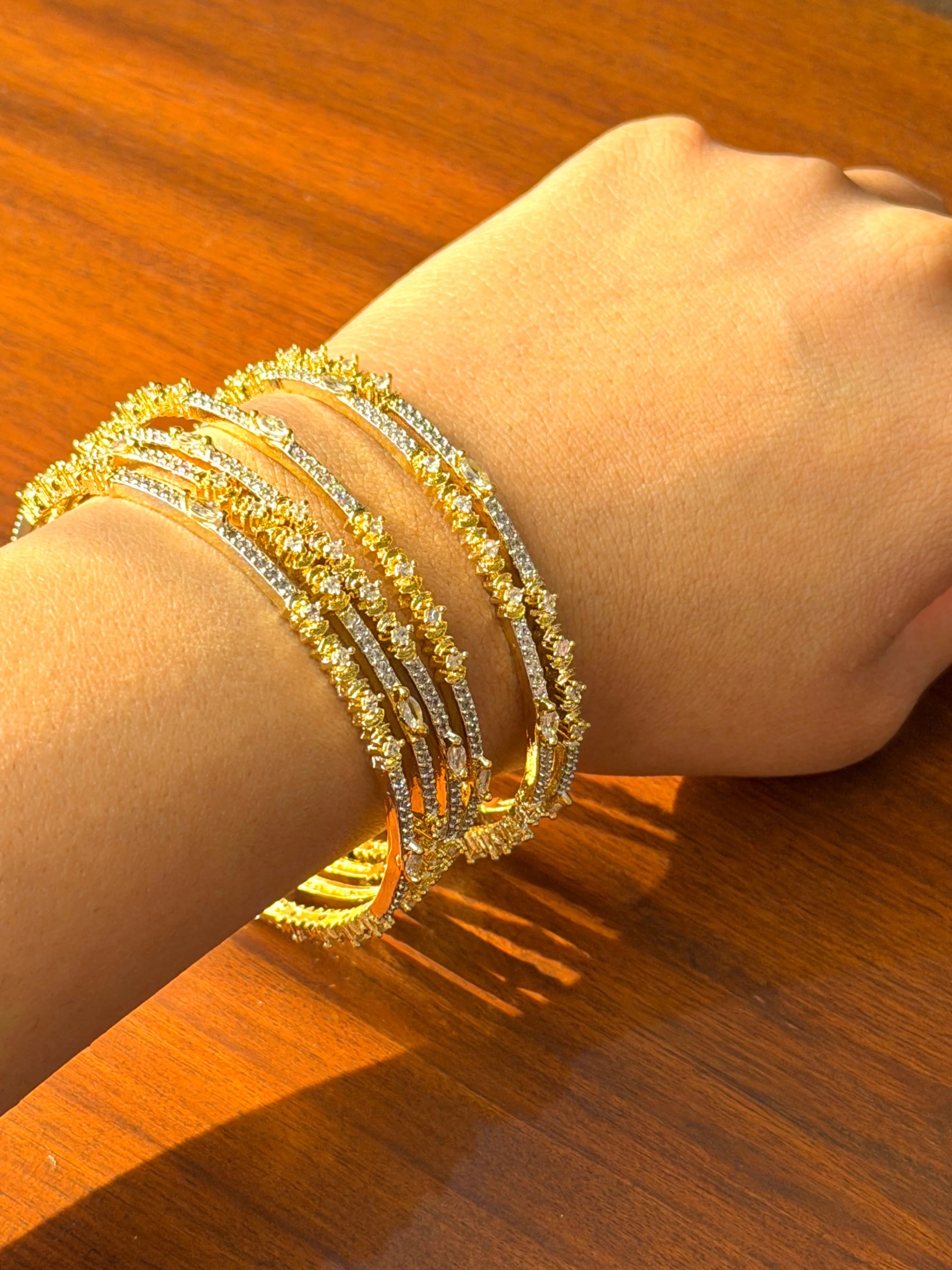 ShehBano Bangles (Duo Tone) (Set of 6) GB71