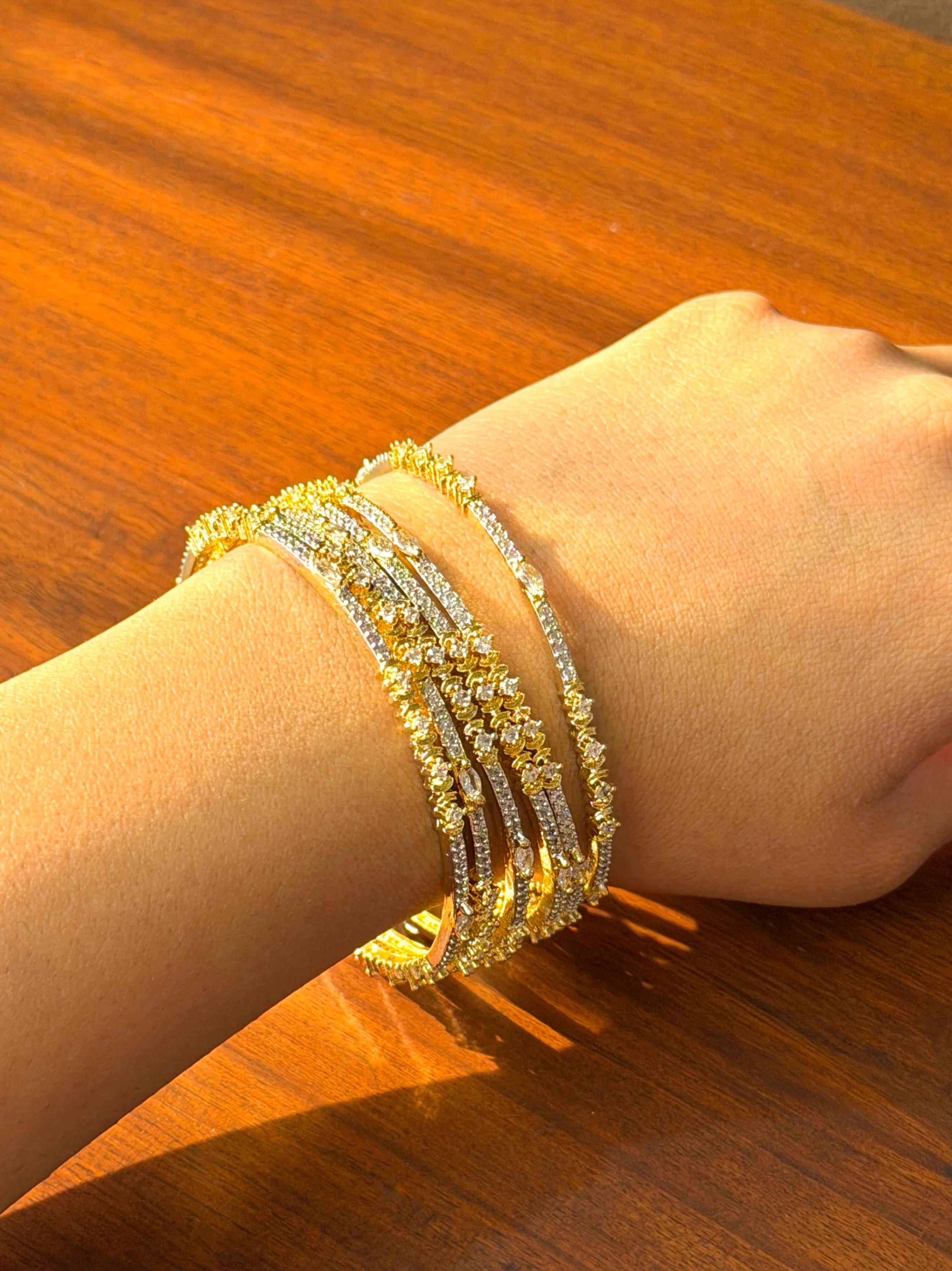 ShehBano Bangles (Duo Tone) (Set of 6) GB71