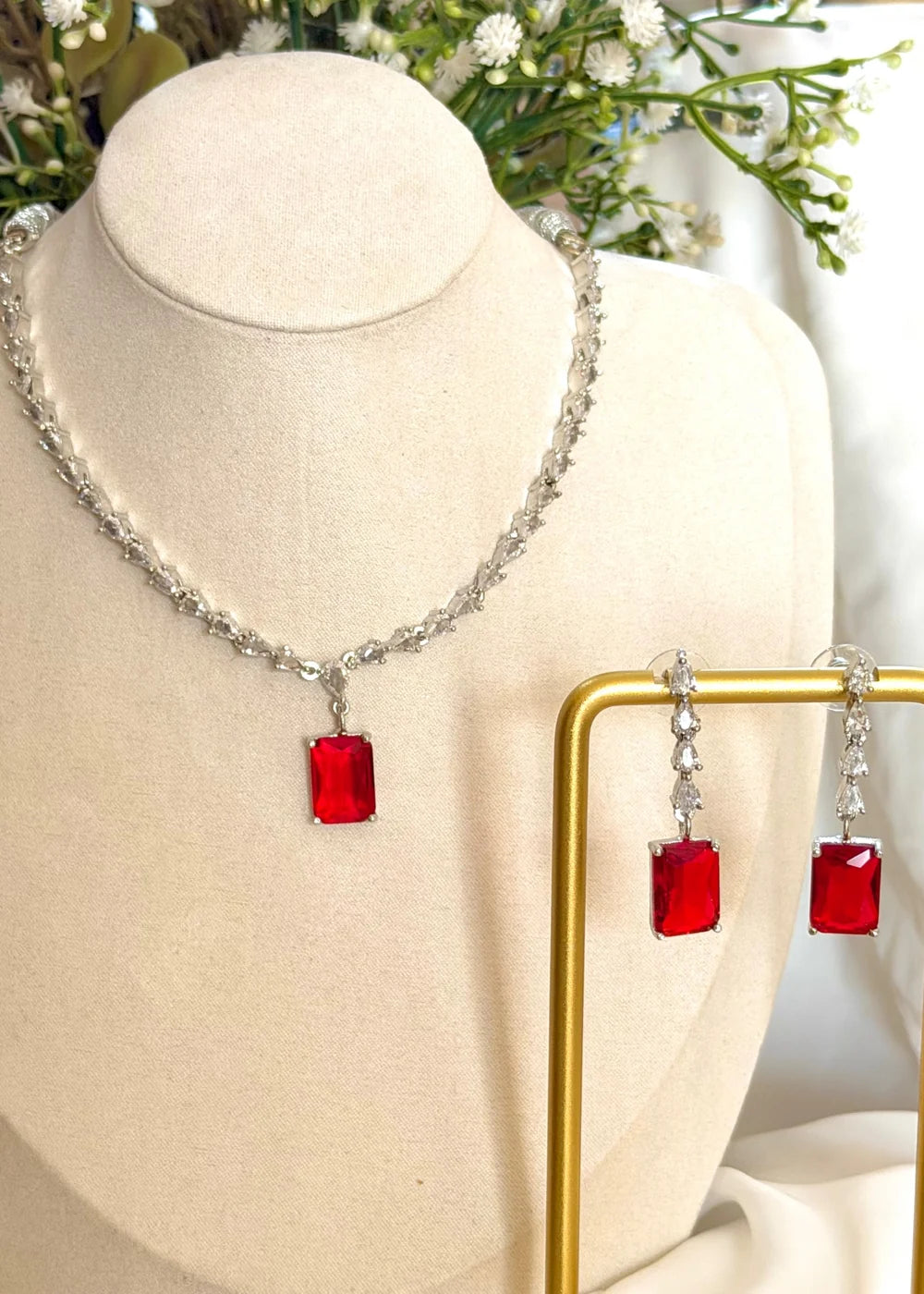 Ruby Zircon Set GS45