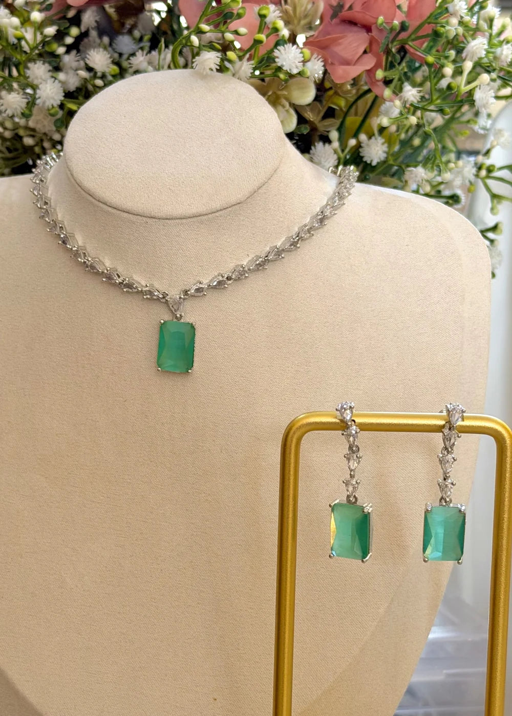 Turquoise Zircon Set GS46