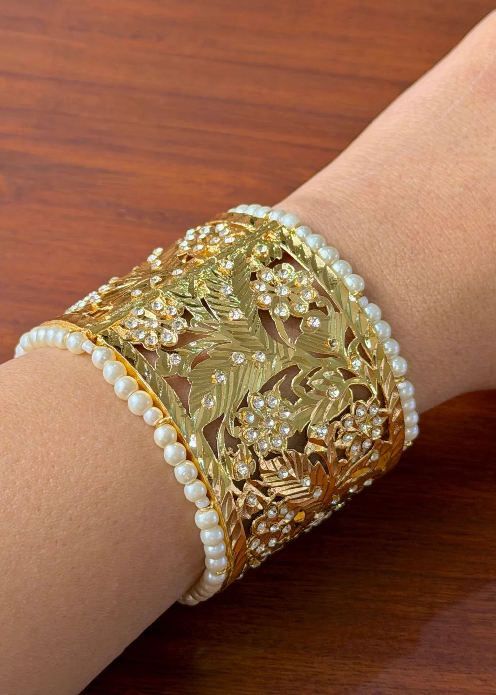 Hyderabadi Gold Cuff GB75