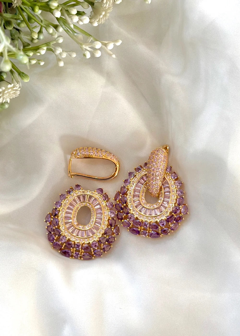 Lavender Swirl Earrings GT90