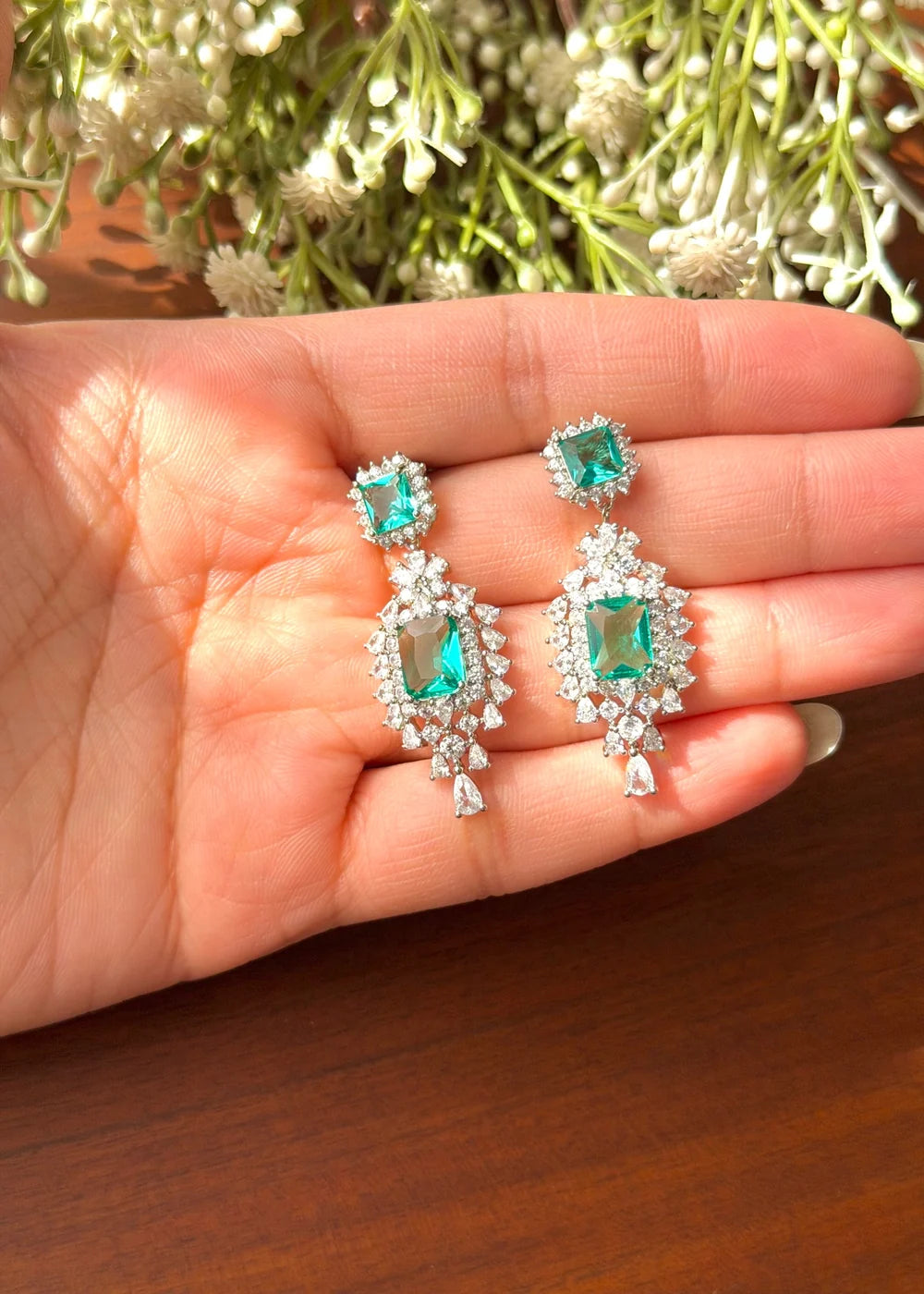 Aqua Earrings GT92