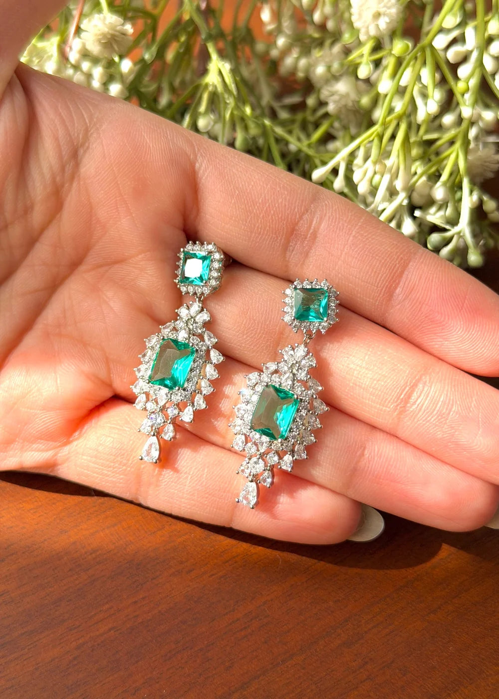Aqua Earrings GT92