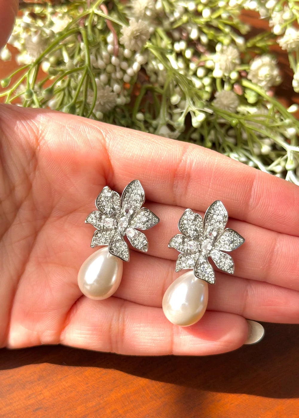 Zircon Flower Earrings GT94