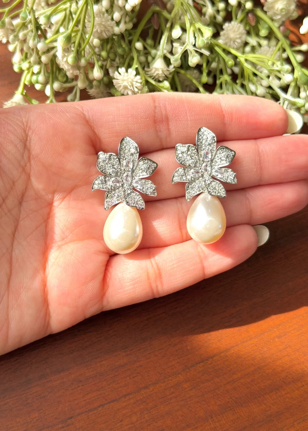 Zircon Flower Earrings GT94