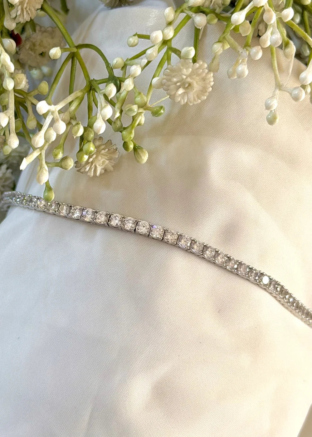 Silver Tennis Bracelet GB82