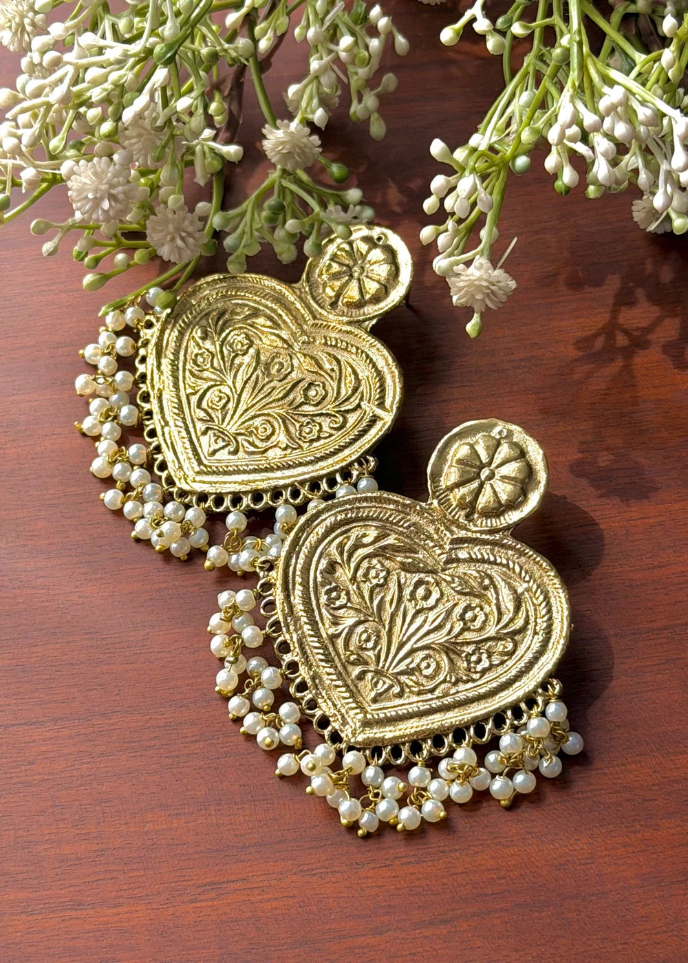Afghani Heart Earrings GT98