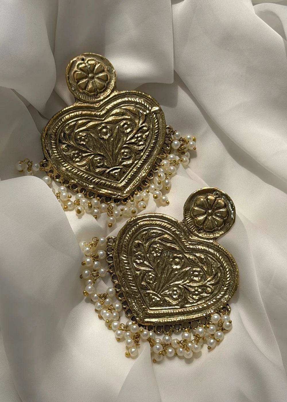 Afghani Heart Earrings GT98