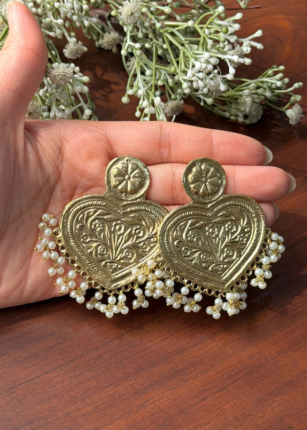 Afghani Heart Earrings GT98