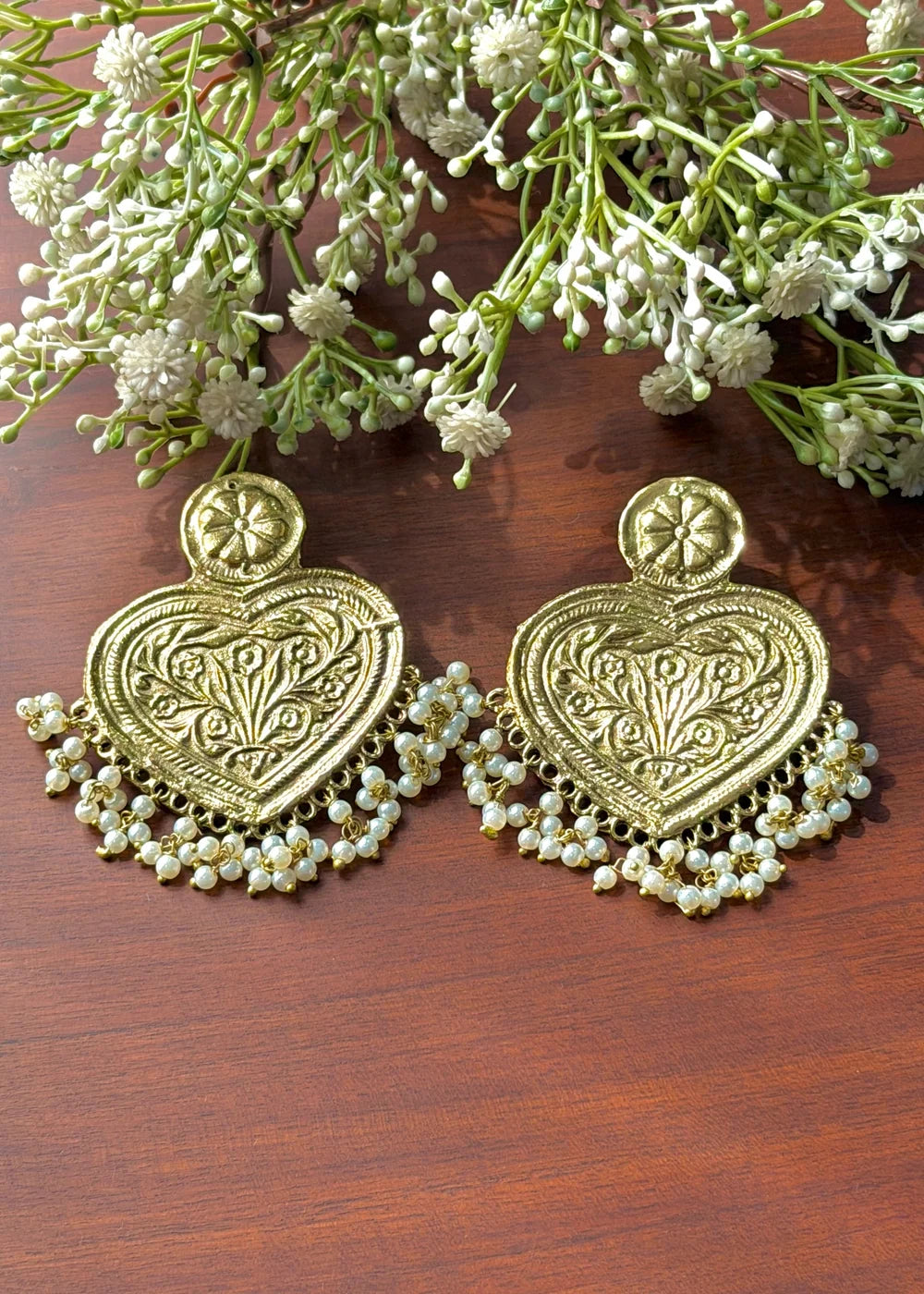Afghani Heart Earrings GT98
