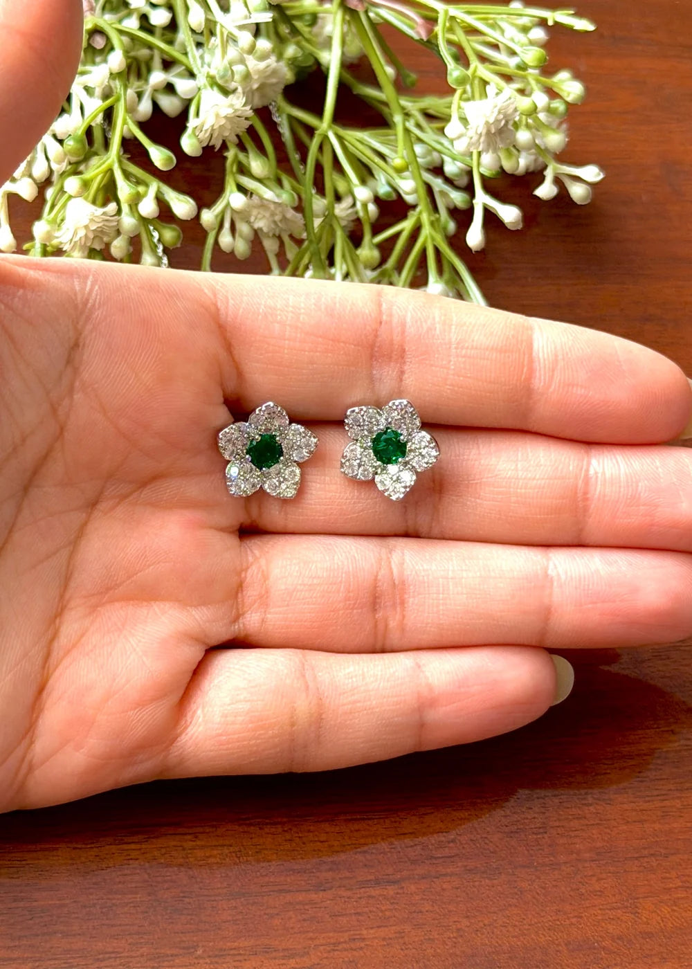Floria Locket Set (Green) GS54