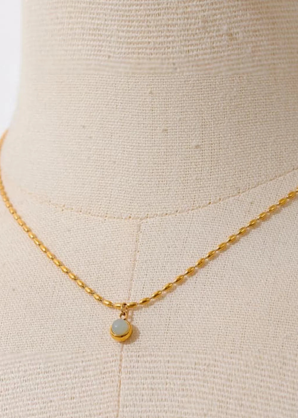 Grey Dot Necklace GN43