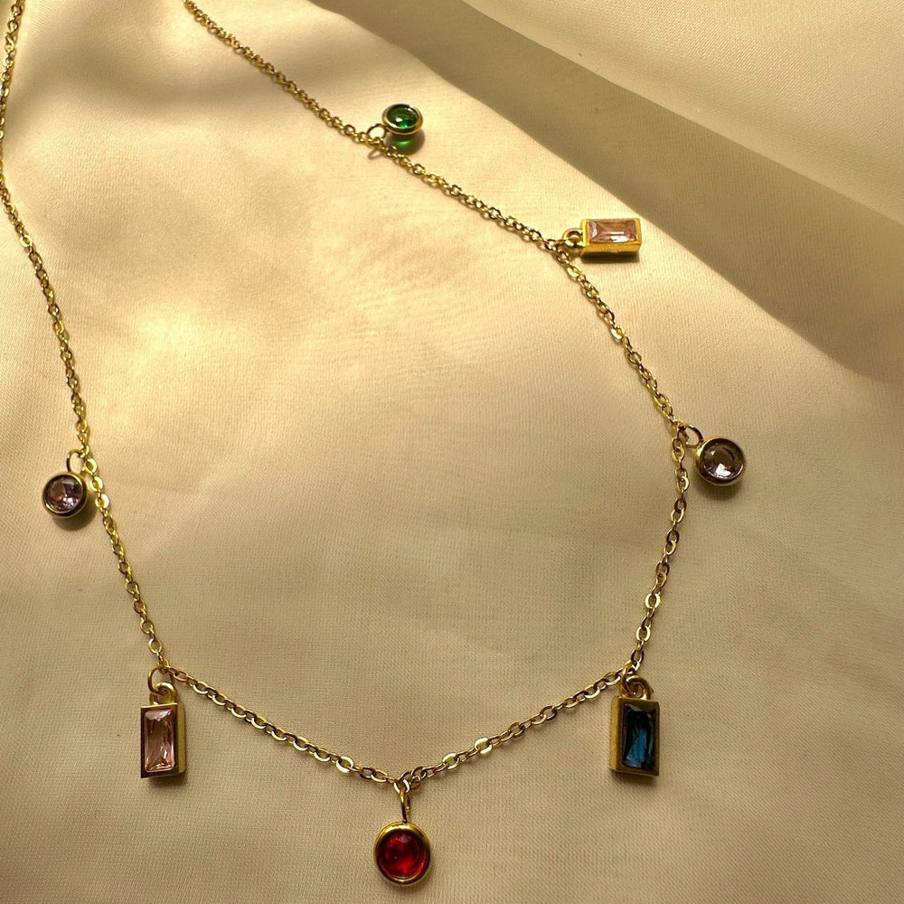 Dahlia Charms Necklace (Multi) GN17