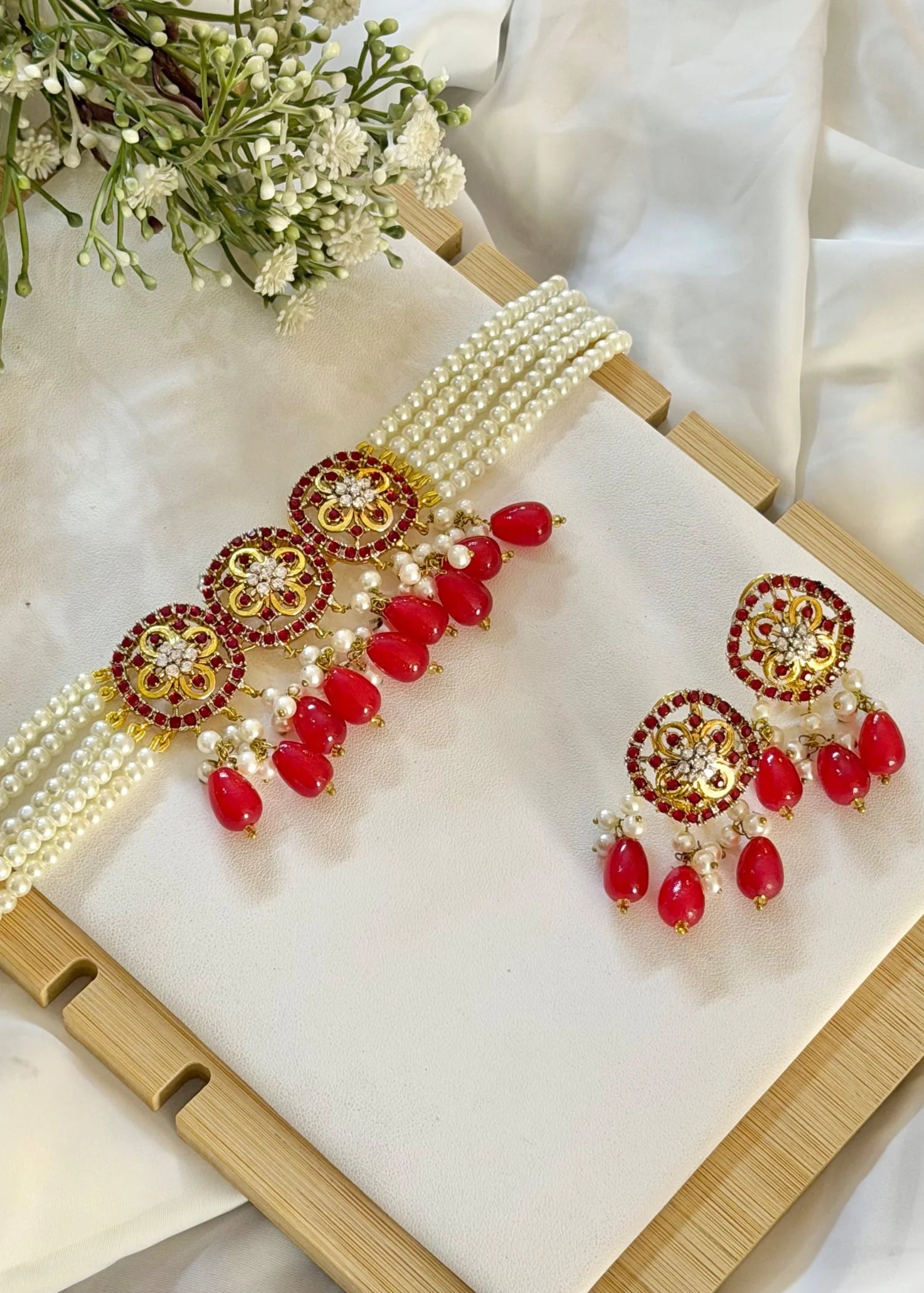 Meena Set (Ruby Red) GS32