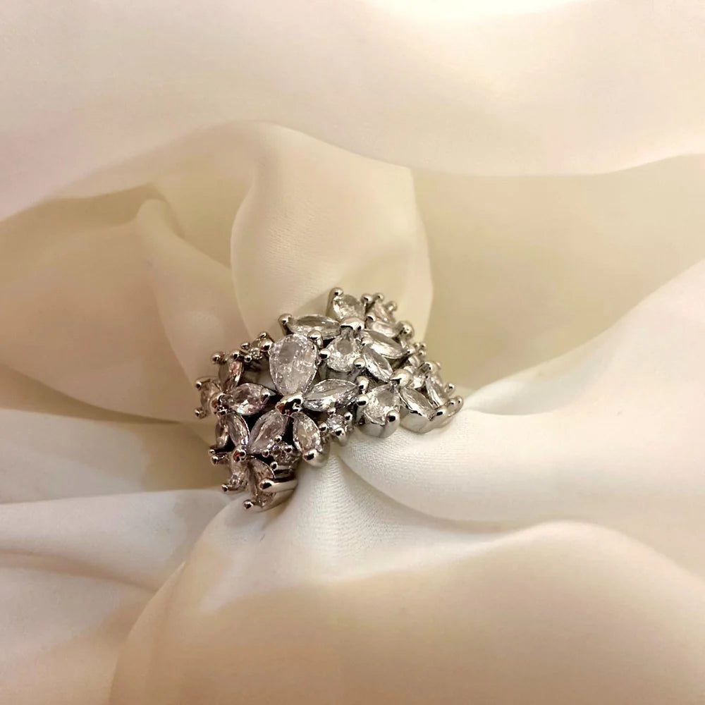 Marquise Floral Ring GR22