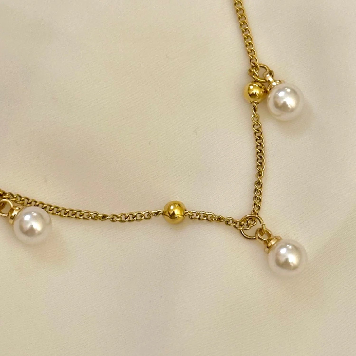 Pearl Falls Anklet GA01