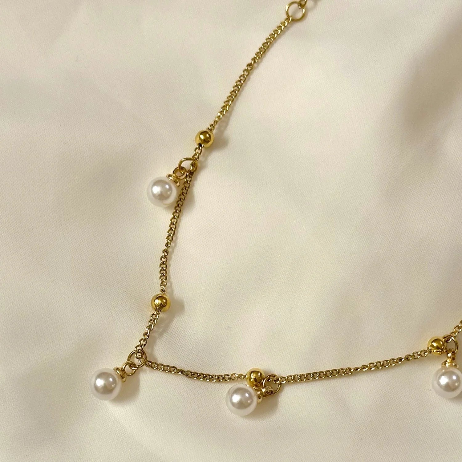 Pearl Falls Anklet GA01