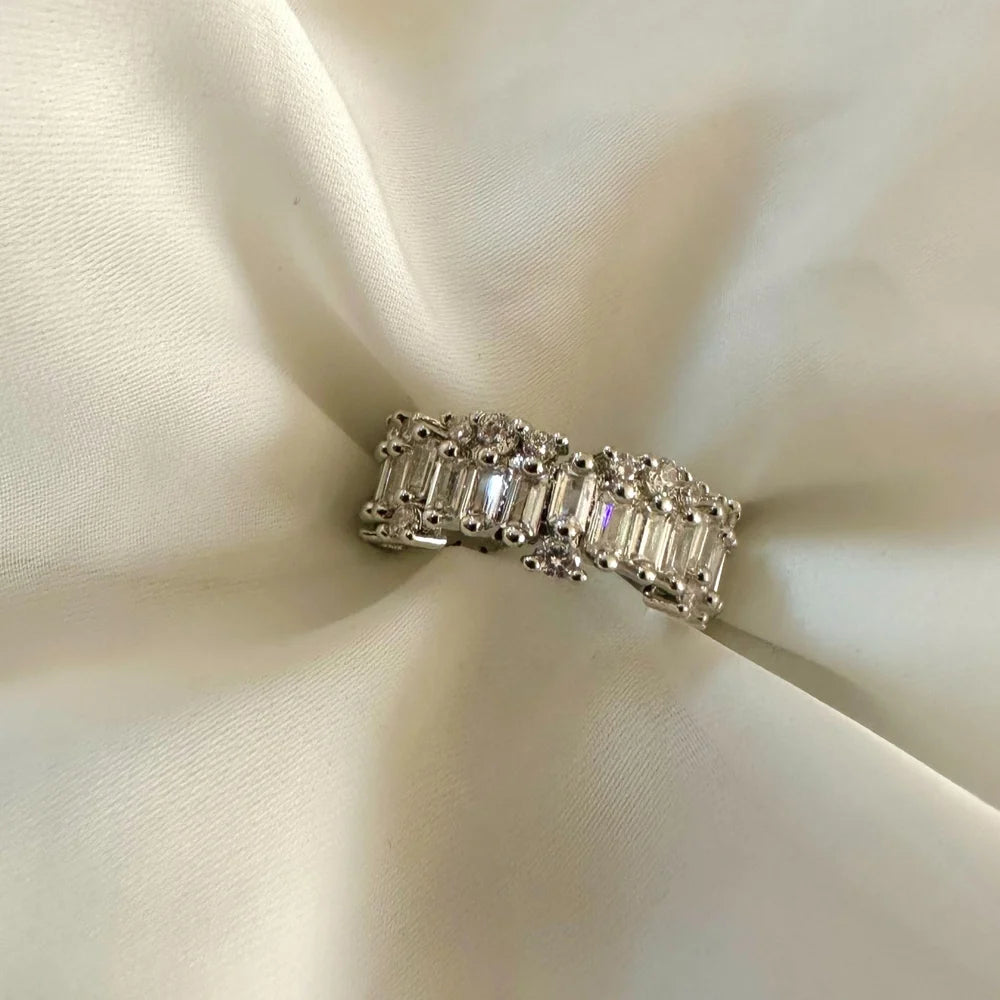 Wall of Zircons Ring (Adjustable) GR24
