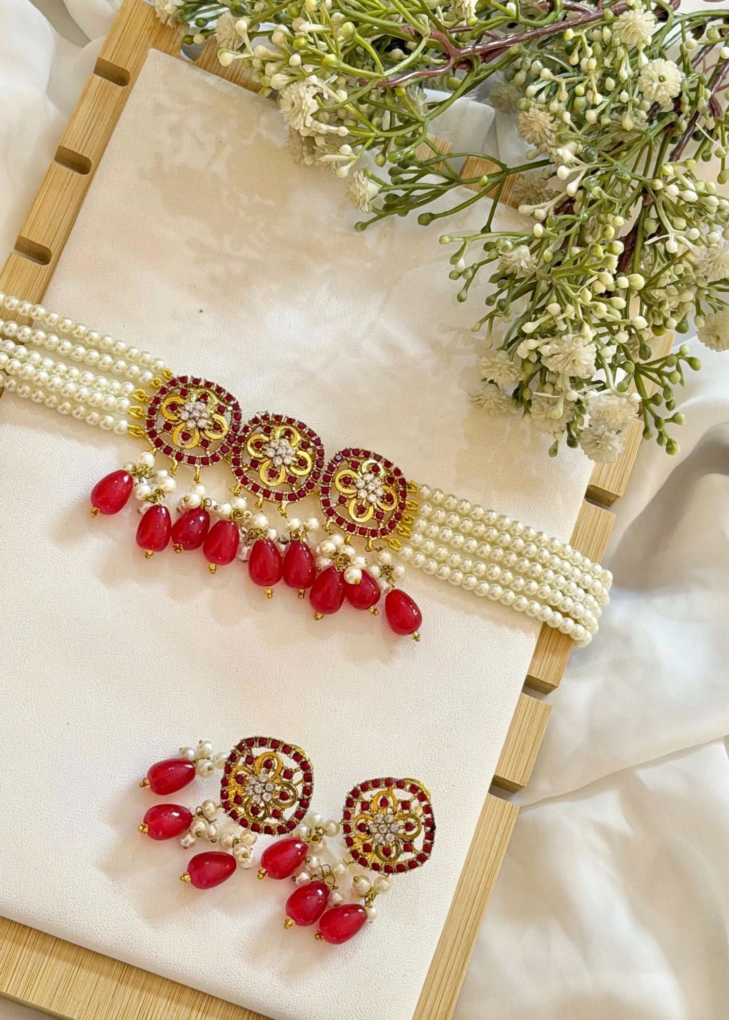 Meena Set (Ruby Red) GS32