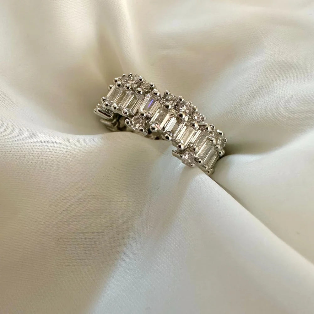 Wall of Zircons Ring (Adjustable) GR24