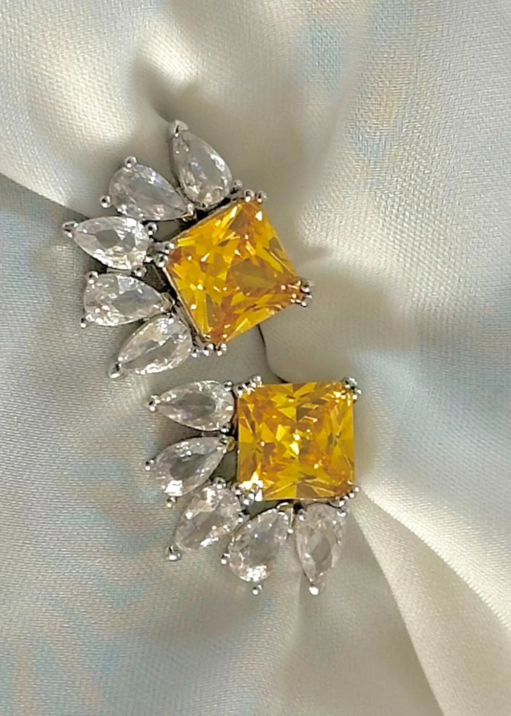 Yellow Zircon Studs GT01