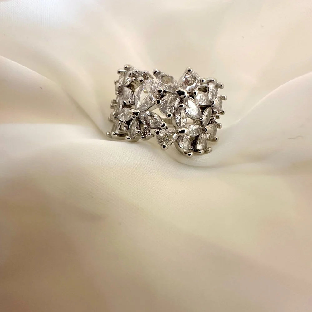 Marquise Floral Ring GR22
