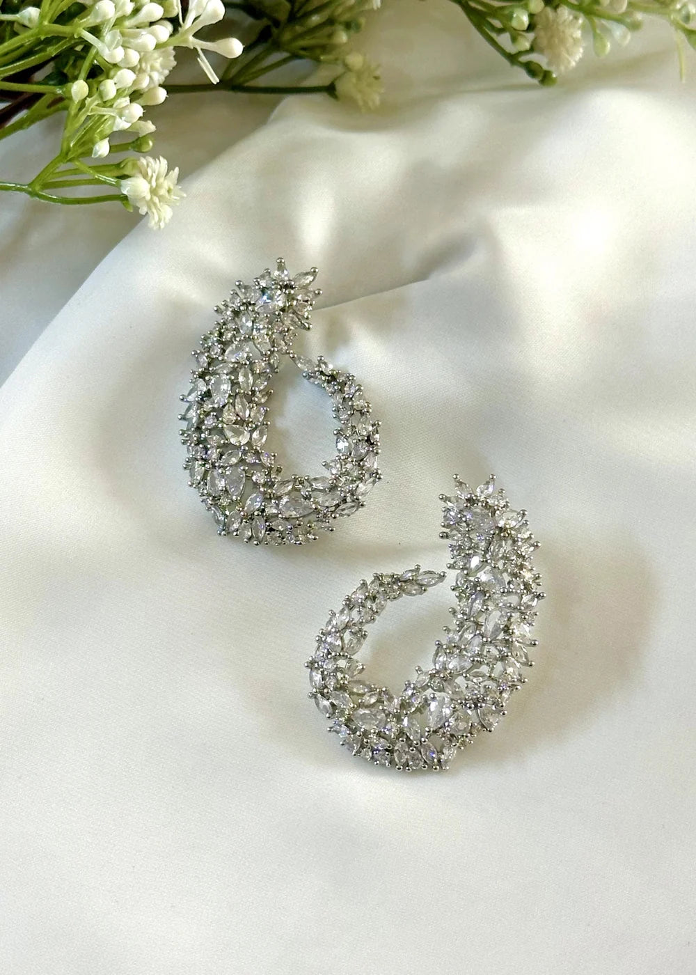 Anna Earrings (Silver ) GT68