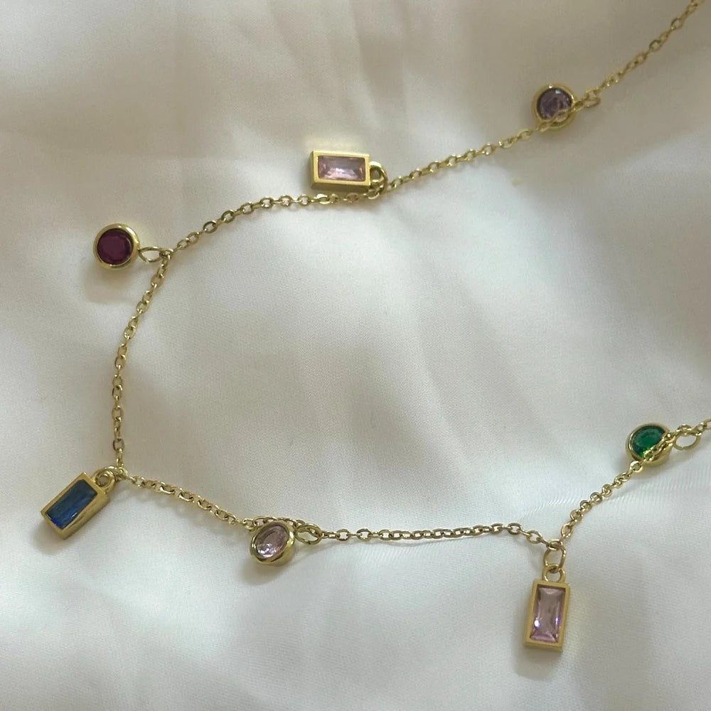 Dahlia Charms Necklace (Multi) GN17