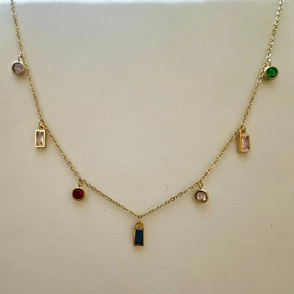 Dahlia Charms Necklace (Multi) GN17