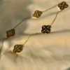 Studded Clover Necklace - Image 3