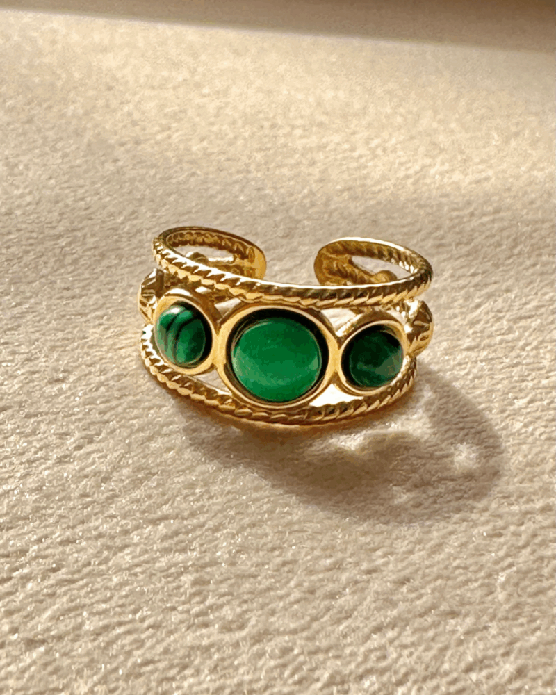 Malachite Ring (Adjustable)
