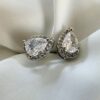 Teardrop Solitaire Studs
