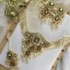 Mah-e-Nur Set (Green & Pearl Choker)