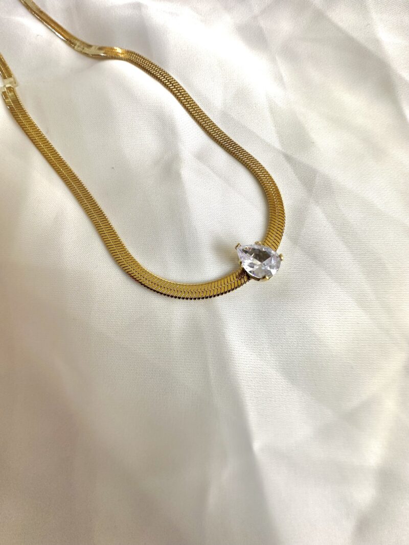 Snakes & Solitaire Necklace