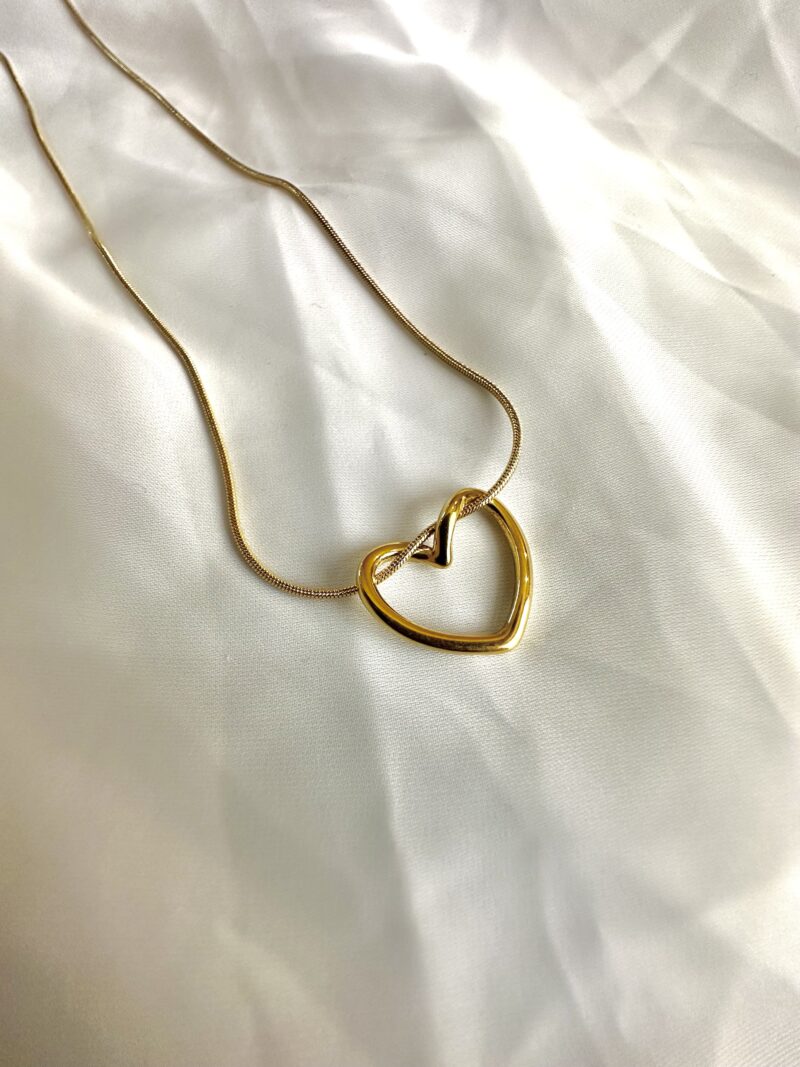 Hollow Heart Necklace